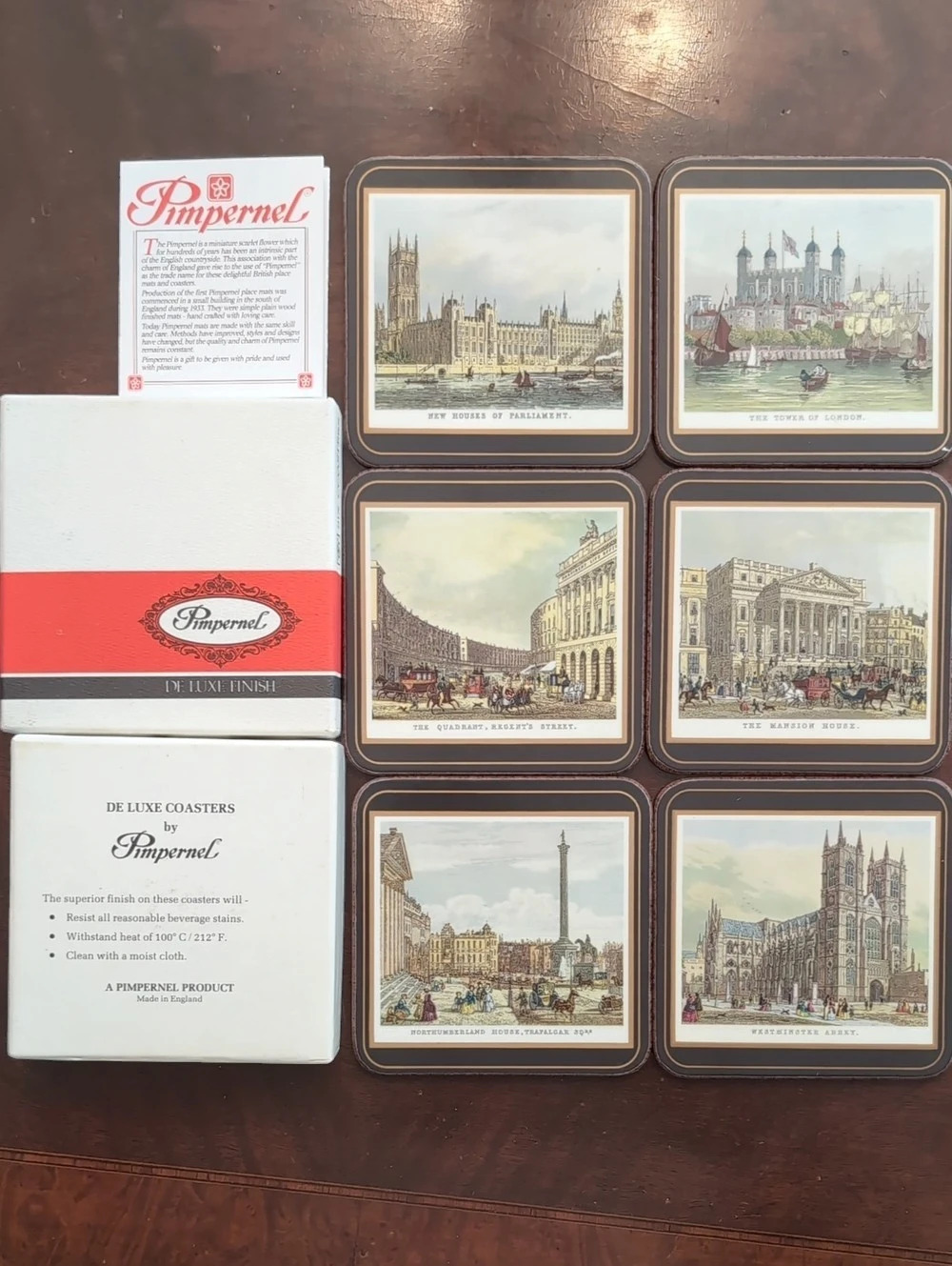 PiImpernel 19th Century London Six Coasters London Scenes